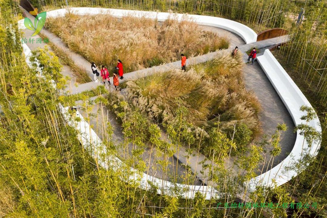 西安皂河生态公园景观设计改造效果图