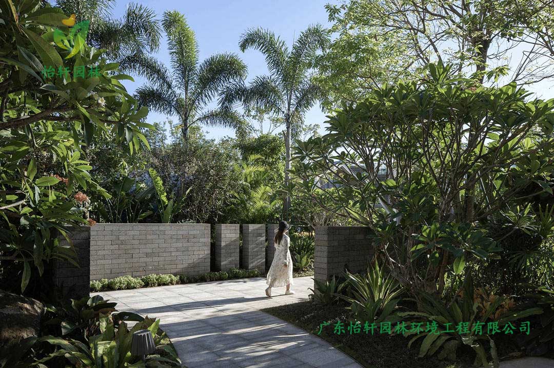 海口保利台达热带花园景观设计效果图