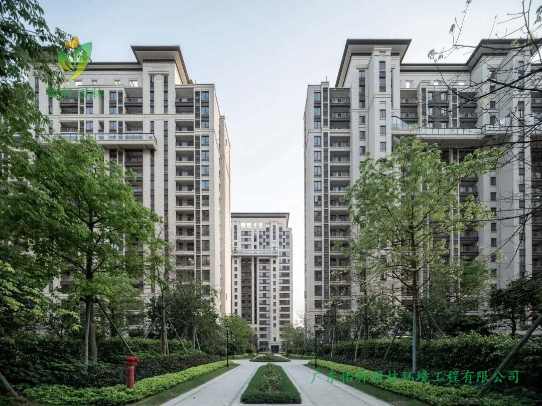 肇庆中海·新城1号小区景观绿化设计案例