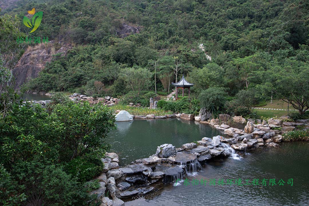 中海汤泉度假酒店三期绿化工程实景图